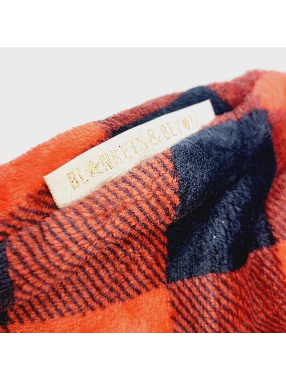 Red/Black Buffalo Plaid Fleece Cozy Baby Winter Holiday Swaddle Bag Sz 0-3 Month